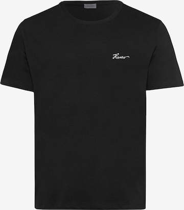 Hanro Shirt ' Living Shirts ' in Black: front