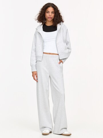 Pull&Bear Zvonové kalhoty Kalhoty – šedá