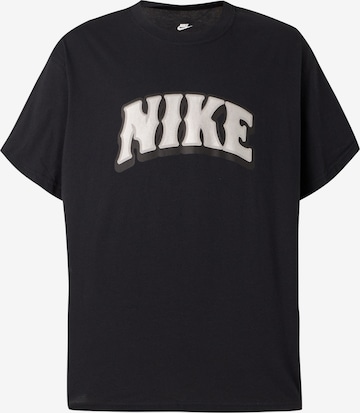 juoda Nike Sportswear Marškinėliai 'DUNK': priekis