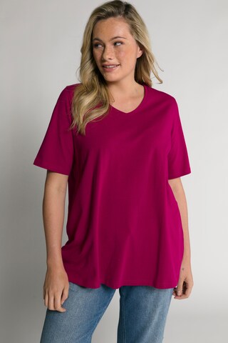 Ulla Popken Shirt in Lila: voorkant