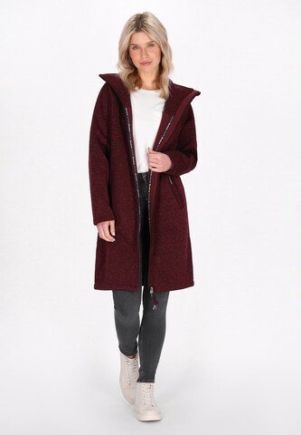 Veste en polaire 'Outwear' Schmuddelwedda en rouge