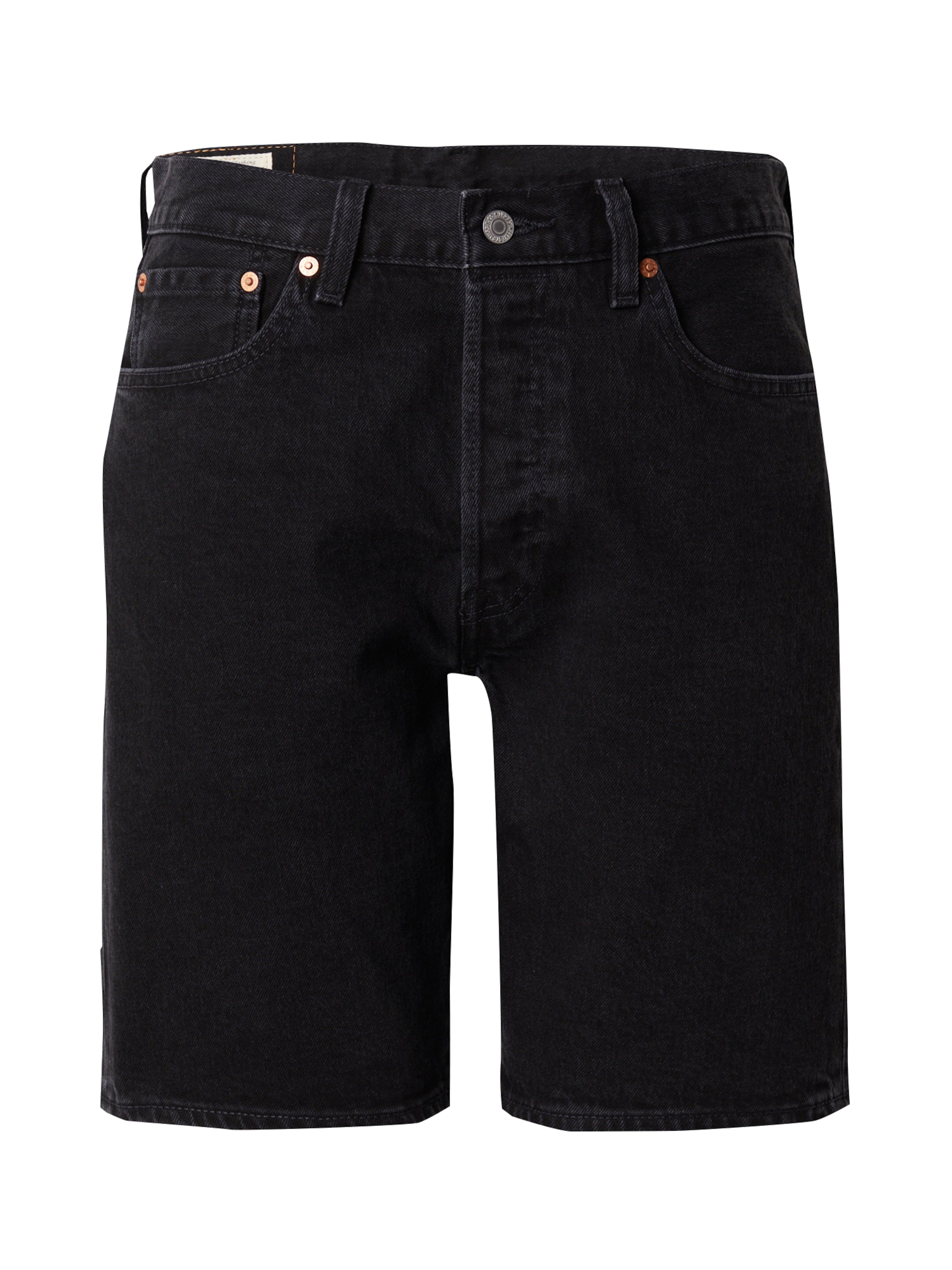 LEVI'S ® - Vaquero '501® Original Shorts' en negro: frente
