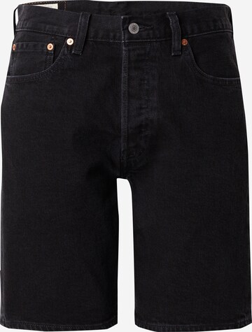 LEVI'S ® Jeans '501 Original Short' in Zwart: voorkant