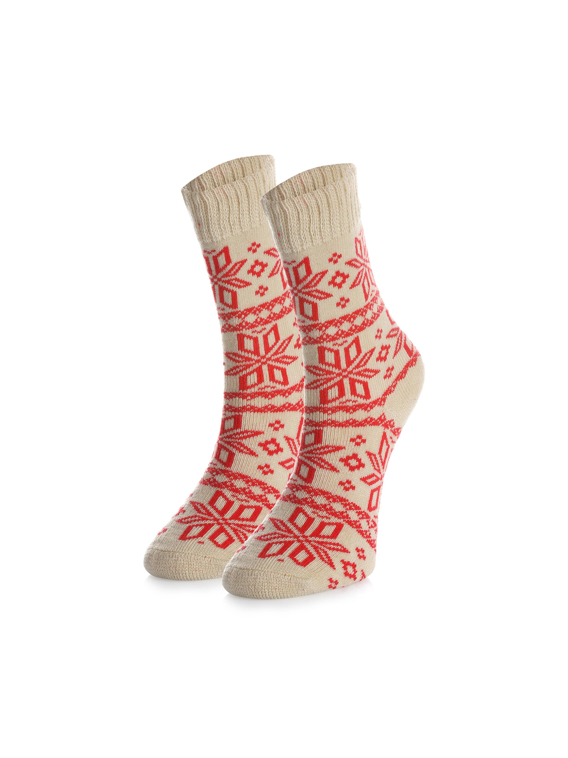 Chaussettes 'Winter' Crea Socks en mélange de couleurs