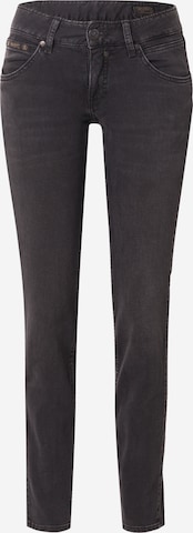 Herrlicher Slimfit Farkut värissä musta: etupuoli