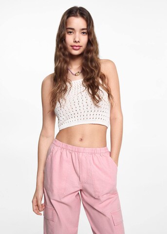 MANGO TEEN Regular Broek 'Comfyc' in Roze: voorkant