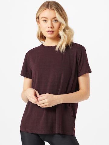 T-shirt fonctionnel 'Lizzy' Athlecia en violet : devant