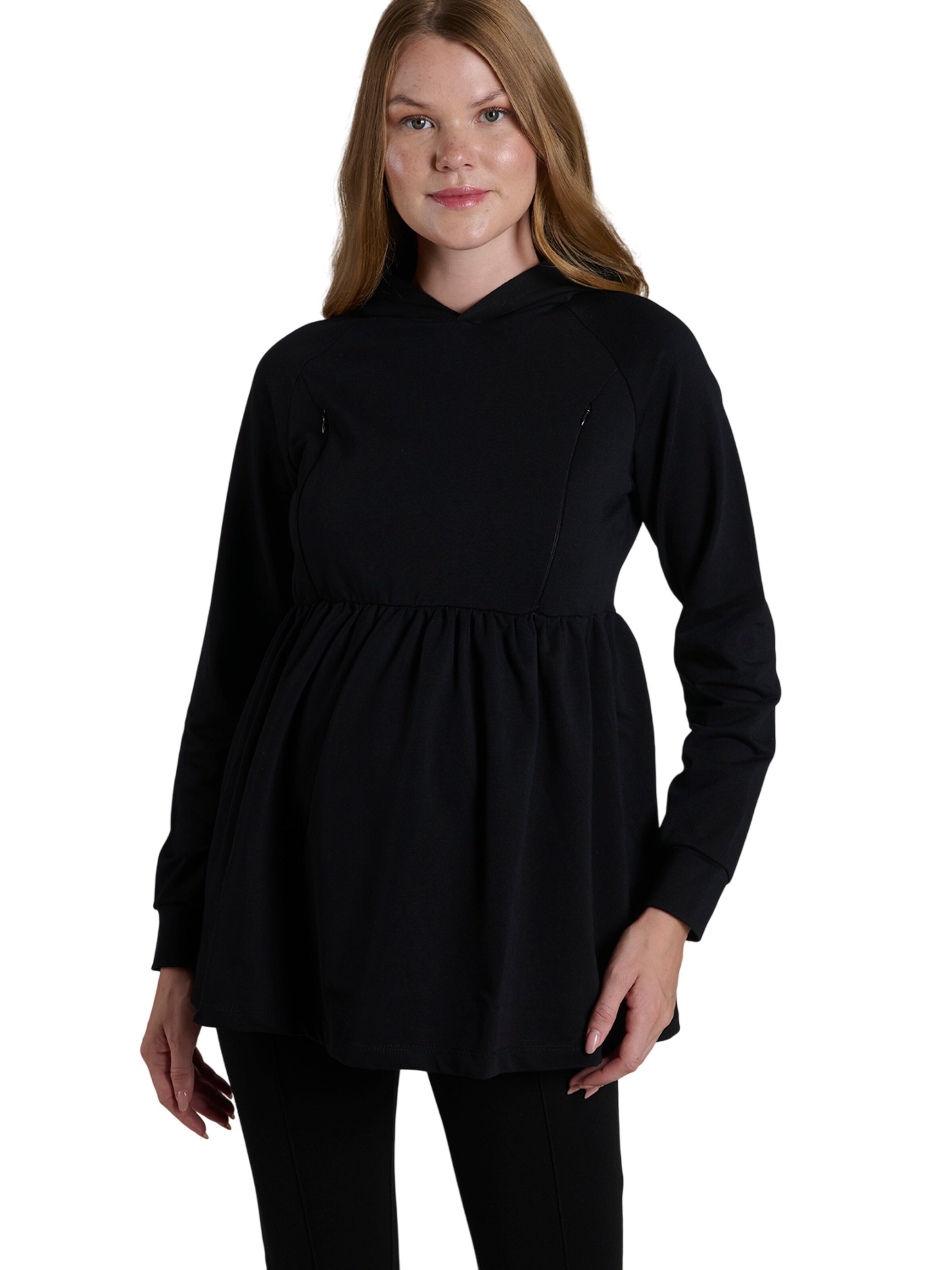 LYN MAMA Sweatshirt in Black: front