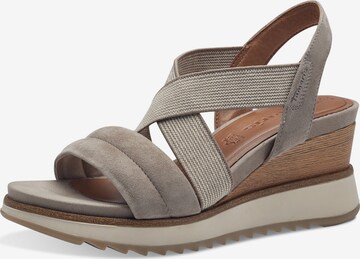 TAMARIS Sandal in Grey: front