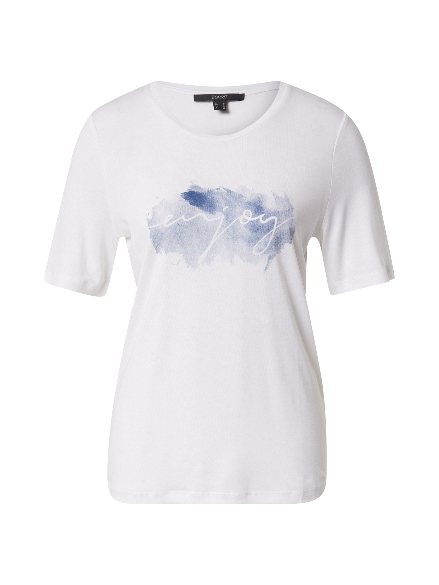 YeLZf Plus size Esprit Collection Koszulka w kolorze Białym 