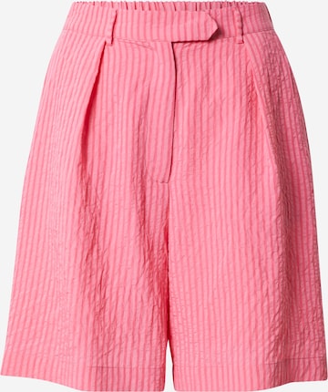 LeGer by Lena Gercke Pleat-front trousers 'ELOY' in Pink: front