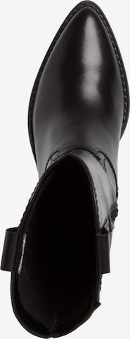 TAMARIS Kovbojské boty – černá