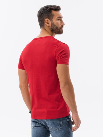 Ombre Shirt 'S1369' in Rot