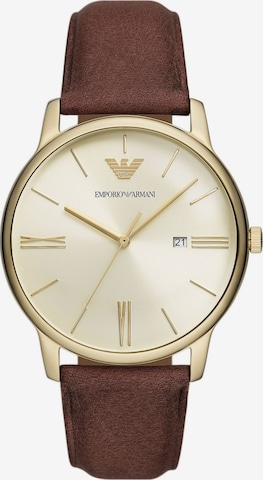 Emporio Armani Analog Watch in Gold: front