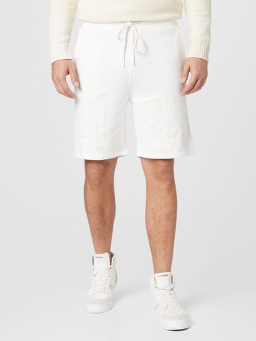 Elias Rumelis Regular Pants in White: front