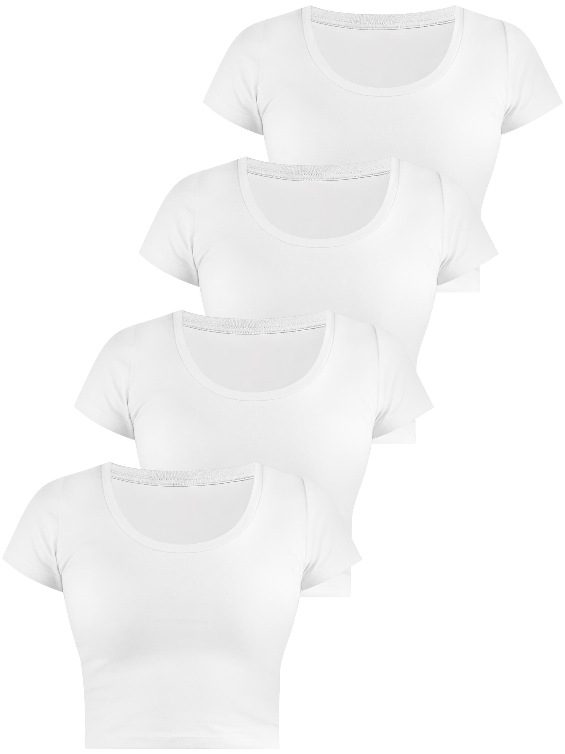 Janice Shirt 'Nantes' in Wit: voorkant