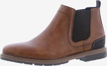 Rieker Chelsea boots i brun: framsida