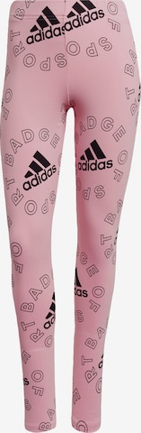 ADIDAS PERFORMANCE Sporthose 'Essentials' in Pink: front