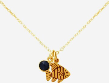 Gemshine Necklace in Gold: front