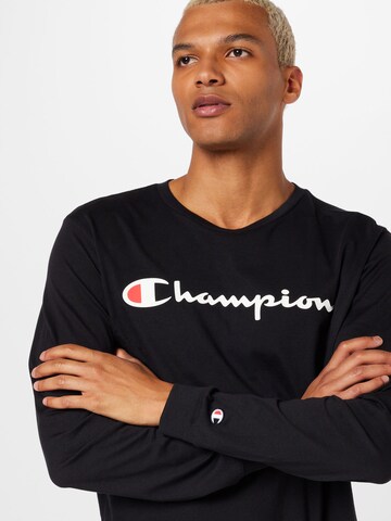 juoda Champion Authentic Athletic Apparel Marškinėliai 'Classic'