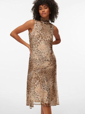 VERO MODA Jurk 'VMSMILLA' in Bruin: voorkant
