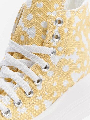 Sneaker alta di CONVERSE in arancione