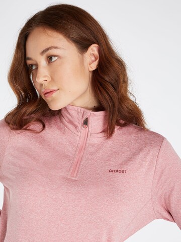 PROTEST Sportief sweatshirt 'FABRIZM' in Rood