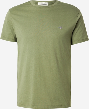 GANT Тениска в зелено: отпред