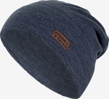 STERNTALER Beanie in Blue: front