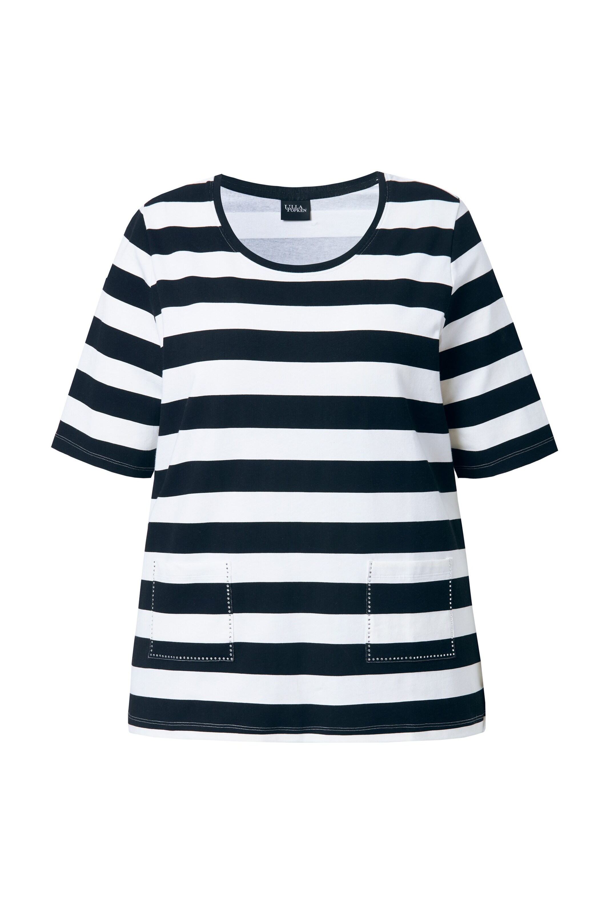 Ulla Popken Shirt in Black: front