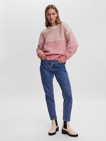 VERO MODA Pullover 'You' in Pink