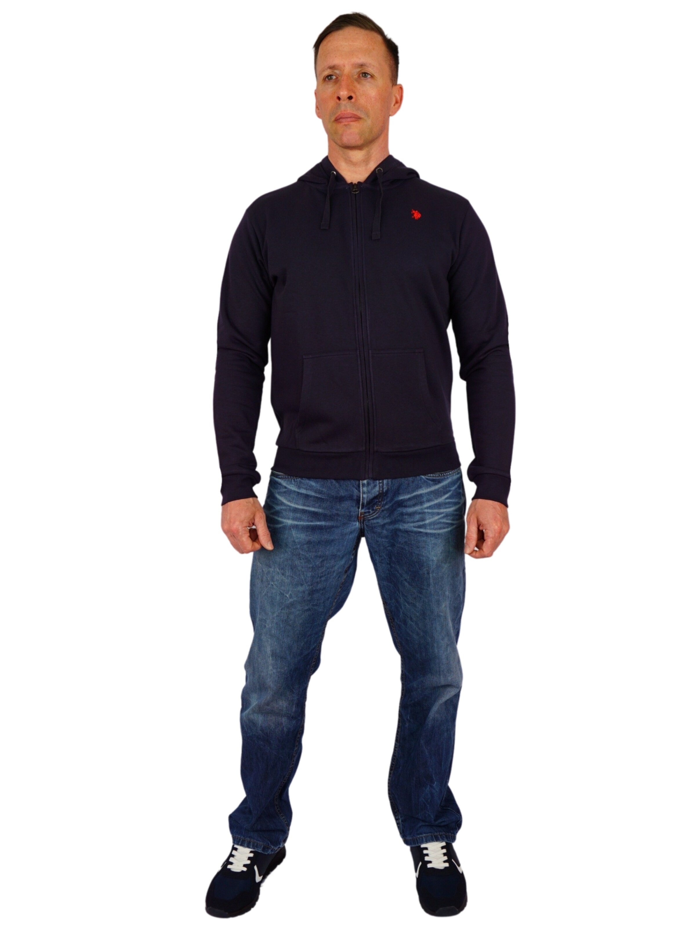 U.S. POLO ASSN. Sweat jacket in Blue