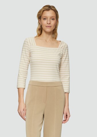 s.Oliver BLACK LABEL Shirt in Beige