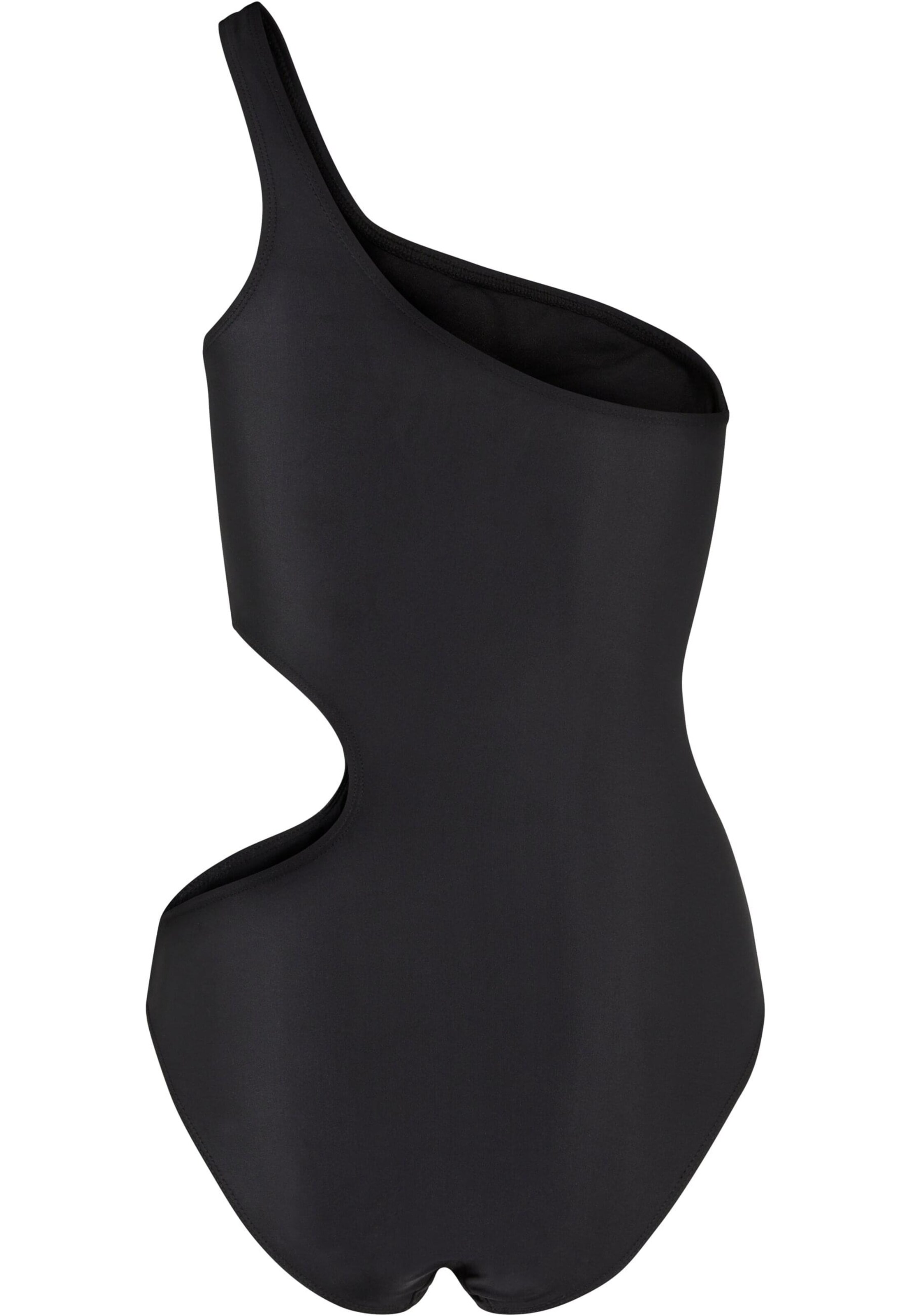 Urban Classics Enodelne kopalke | črna barva