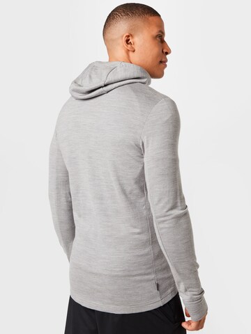 ICEBREAKER Sports sweat jacket 'Quantum III' in Grey