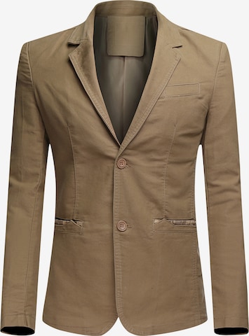 YOUTHUP Suit Jacket 'Schnitt' in Green: front