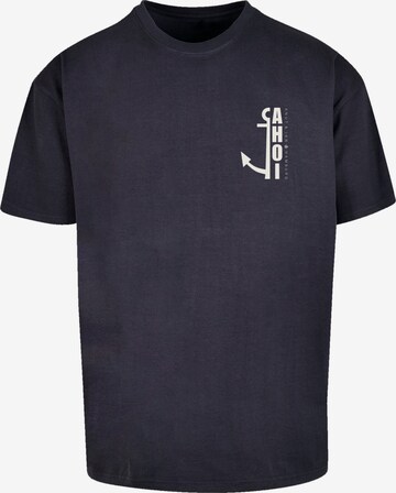 T-Shirt 'Ahoi Anker Knut & Jan Hamburg' F4NT4STIC en bleu : devant
