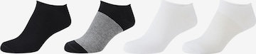 s.Oliver Ankle Socks in Black: front