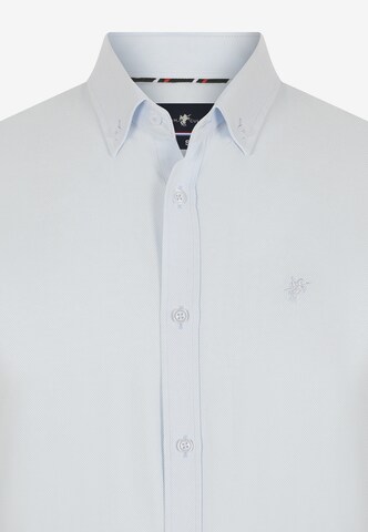 DENIM CULTURE Regular fit Button Up Shirt 'Dylan' in White
