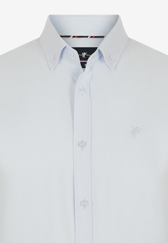 Coupe regular Chemise 'Dylan' DENIM CULTURE en blanc