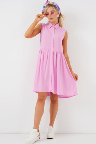 Bigdart - Vestido de verão em rosa