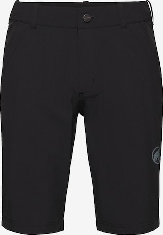 MAMMUT Outdoorshorts in Schwarz: Vorderseite