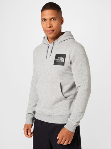 Sweat-shirt ' Fine ' THE NORTH FACE en gris : devant