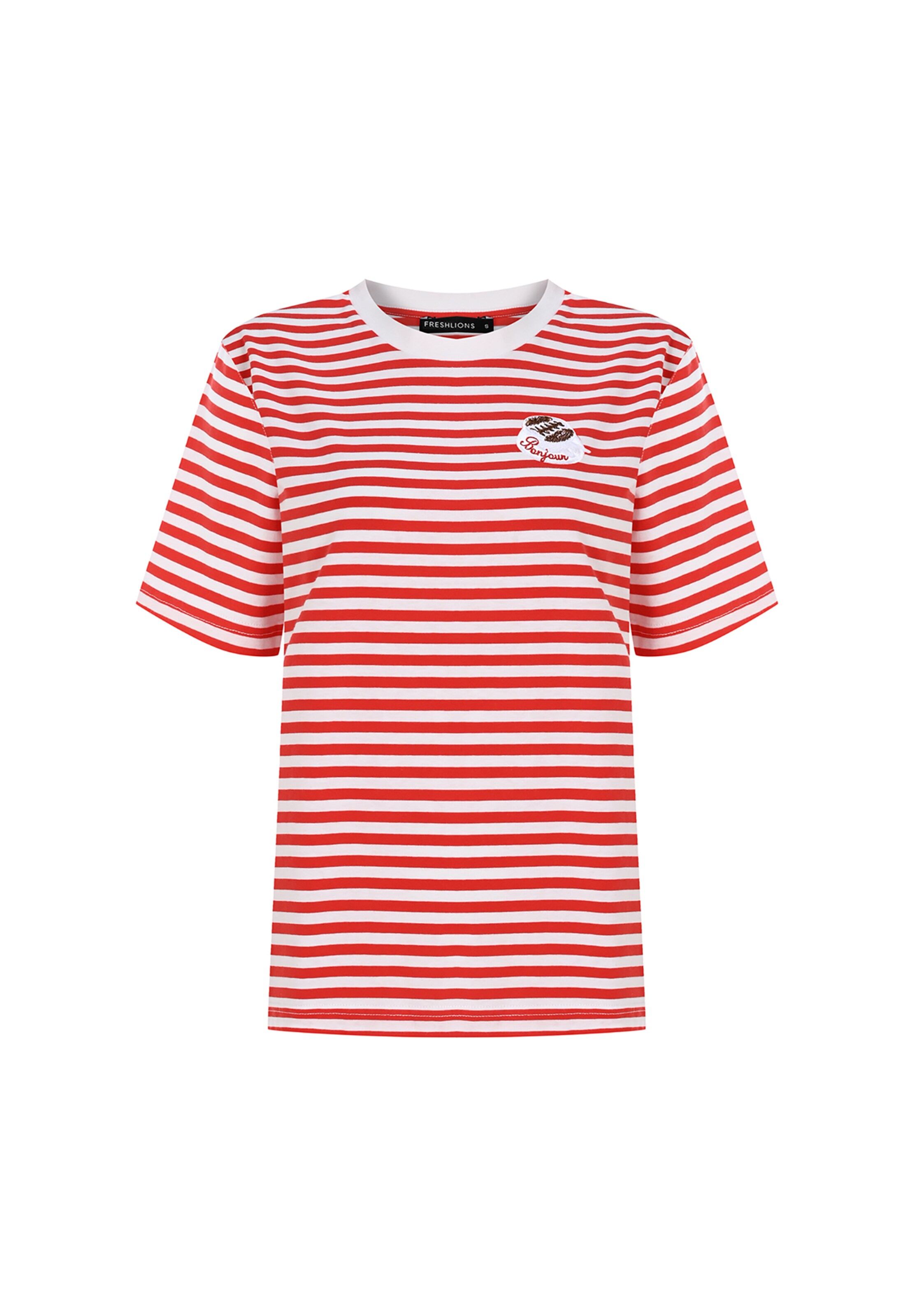 FRESHLIONS Shirt 'Fitore' in Red: front