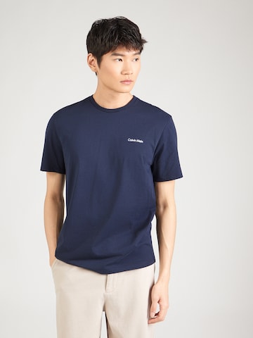 mėlyna Calvin Klein Marškinėliai: priekis