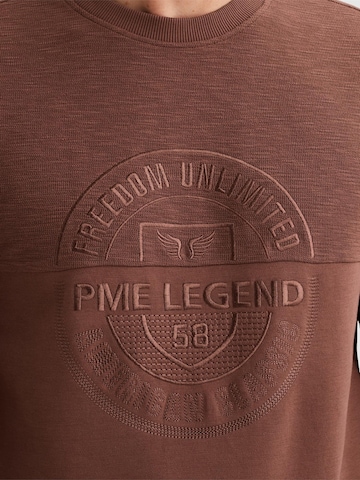 PME Legend Sweatshirt 'Sweatshirt with large artwork' in Bruin