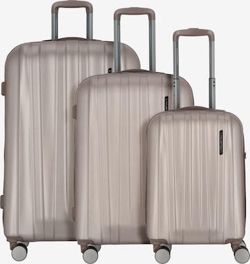 Polestream (STRZ) Suitcase Set in Pink: front