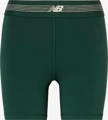 new balance Спортивные штаны 'Ac Fitted 5' в Зеленый: спереди