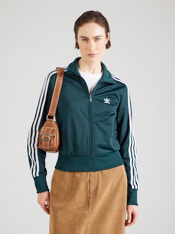 ADIDAS ORIGINALS Суичъри с качулка 'Adicolor Classics Firebird' в зелено: отпред