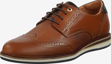 PANTOFOLA D'ORO Lace-Up Shoes 'Pantofola' in Brown: front